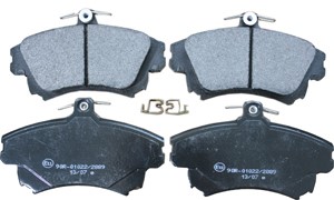 Jarrupalasarja, levyjarru, Edessä, MITSUBISHI,SMART,VOLVO, 3 062 325-9, 3 063 055-5, 3 063 061-2, 3 085 097-6, 3 085 097-69, 30623259, 3