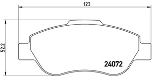 Jarrupalasarja, levyjarru, Etuakseli, FIAT PANDA, PANDA Skåp/halvkombi, 6001073158, 71770008, 71772215, 77362689, 77362691