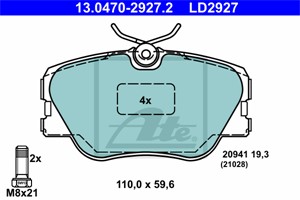 Jarrupalasarja, levyjarru, Etuakseli, MERCEDES-BENZ, 000 420 99 20, 001 420 07 20, 002 420 23 20, A 000 420 99 20, A 001 420 07 20, A 00
