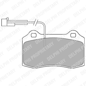 Jarrupalasarja, levyjarru, Etuakseli, ALFA ROMEO 147, 156, 156 Sportwagon, GTV, SPIDER, FIAT COUPE, PEUGEOT 406 Coupé, 71770978, 7736222