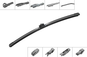 Pyyhkijänsulka, Edessä, Asennus sivulle, Etu, vasen, Etu, oikea, ALPINA,BMW,FIAT,FORD,JAGUAR,OPEL,PEUGEOT,SEAT,VAUXHALL,VW