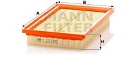 Ilmansuodatin, HYUNDAI ATOS, 28113-05700, 28113-05701