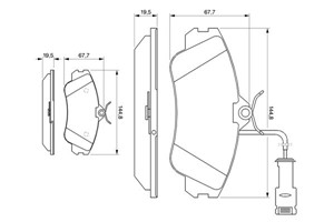 Jarrupalasarja, levyjarru, Etuakseli, AUDI, 441 698 151 E, 447 615 115 B, 447 615 115 M, 447 615 116 B, 447 615 116 M, 447 698 151 A, 44