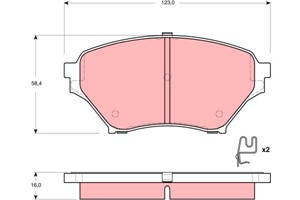 Jarrupalasarja, levyjarru, Etuakseli, MAZDA MX-5 II, N0Y73328Z, N0Y93323Z