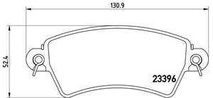 Jarrupalasarja, levyjarru, Etuakseli, CITROËN,PEUGEOT, 1617256080, 172103, 425152, 425203, 425484, E172103, E172549