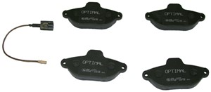 Jarrupalasarja, levyjarru, Etuakseli, CHEVROLET VOLT, FIAT 500, PANDA, PANDA Skåp/halvkombi, FORD KA, 1559698, 7 736 463 5, 77365191, 77