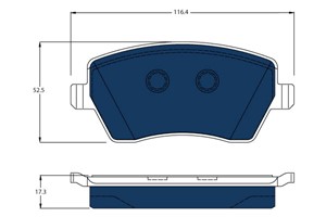 Jarrupalasarja, levyjarru, Etuakseli, RENAULT ZOE, ZOE Skåp/halvkombi, 41 06 040 76R