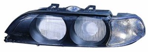 Lasi, ajovalo, Vasen, BMW 5 [E39], 5 Touring [E39], 63128375301