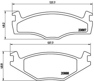 Jarrupalasarja, levyjarru, Etuakseli, SEAT,VW, 171615115A, 171698151F, 175698151, 176698151, 191615109H, 191698151C, 191698151D, 1916981