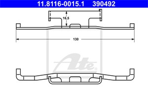 Jousi, jarrusatula, Taka-akseli, Taka-akseli, vasen, BMW 3 [E30], 3 Cabriolet [E30], 3 Touring [E30], 5 [E28], 6 [E24], 7 [E23], 34 21 1