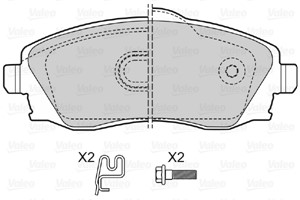 Jarrupalasarja, levyjarru, Etuakseli, OPEL,VAUXHALL, 1605081, 1605092, 1605964, 1605974, 9200108, 93 370 275, 93172261, 93176114, 931842