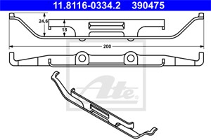 Jousi, jarrusatula, Etuakseli, BMW X5 [E53], 34 11 6 757 037