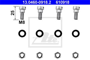 Tarvikesarja, jarrupala, Etuakseli, MERCEDES-BENZ MB Buss [W631], MB Flak/chassi [W631], MB Skåp [W631], 631 420 00 82, A 631 420 00 82