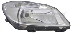 Ajovalo, Vasen, SKODA FABIA II, FABIA Combi II, ROOMSTER, ROOMSTER Praktik, 5J1941015C, 5J1941017C