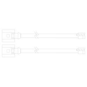 Varoitinsarja, jarrupalat, Etuakseli, PORSCHE CAYENNE, PANAMERA, VW TOUAREG, TOUAREG VAN, 7P0 907 637A, 958 612 365 00