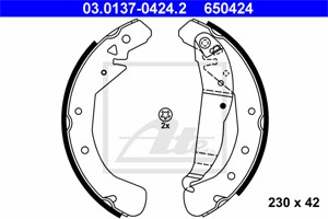 Jarrukenkäsarja, Taka-akseli, OPEL,VAUXHALL, 16 05 064, 16 05 969, 93170618, 93171065