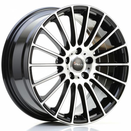 Avus Ac-M03 Black Polish 8/19 5/112 ET35 B66.6