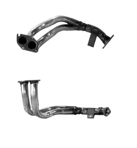 Pakoputki, Edessä, OPEL ASTRA F, ASTRA F Cabriolet, ASTRA F Halvkombi, 90466407, 90499227