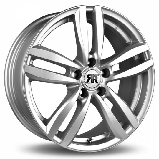 Racer Target Silver 7/17 5/108 ET46 B65.1