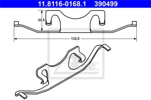 Jousi, jarrusatula, Taka-akseli, BMW 5 [E39], 5 Touring [E39], 34 21 1 163 399