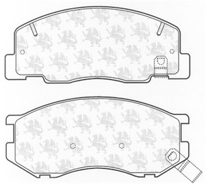 Jarrupalasarja, levyjarru, Etuakseli, TOYOTA PREVIA I, 04465 28340, 04465 28350