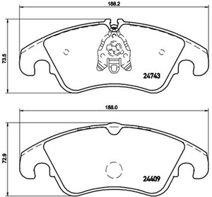 Jarrupalasarja, levyjarru, Etuakseli, AUDI, 4GD698151, 8K0098301G, 8K0098301H, 8K0698151, 8K0698151B, 8K0698151D, 8K0698151E, 8K0698151G
