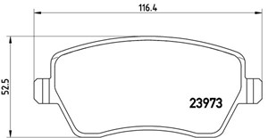 Jarrupalasarja, levyjarru, Etuakseli, DACIA,LADA,MERCEDES-BENZ,NISSAN,RENAULT, 4106000Q0K, 410601817R, 410604076R, 410604775R, 410608481