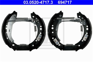 Jarrukenkäsarja, Taka-akseli, RENAULT CLIO II, TWINGO II, TWINGO Skåp/halvkombi II, 77 01 209 591