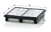 Ilmansuodatin, DAEWOO MATIZ, 42 390 018, 96 314 494