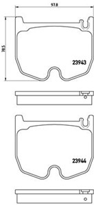 Jarrupalasarja, levyjarru, Etuakseli, MERCEDES-BENZ, 0034204020, 0034205320, 0034207120, 0044204520, 0044204620, 1994200120, 1994210010,