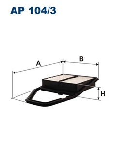 Ilmansuodatin, HONDA CIVIC Coupé VII, CIVIC Sedan VII, 17220-PLC-000, 17220-PLC-505