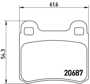 Jarrupalasarja, levyjarru, Taka-akseli, MERCEDES-BENZ, 0004209820, A0004209820
