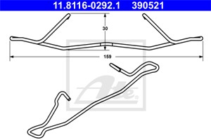 Jousi, jarrusatula, Etuakseli, Taka-akseli, SAAB,CHEVROLET,OPEL,VAUXHALL, 4244422, 5 42 531, 5 42 535, 90443871, 93173733