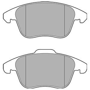 Jarrupalasarja, levyjarru, Etuakseli, CITROËN,DS,PEUGEOT, 1609987980, 1636411180