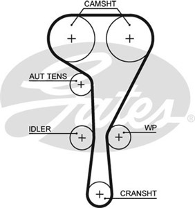 Hammashihna, NISSAN,OPEL,RENAULT, 130284231R, 16806-00Q0F, 16806-00Q2G, 16806-00QAL, 4408392, 4412355, 4416576, 7701064316, 8200046148,