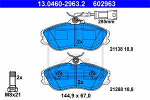 Jarrupalasarja, levyjarru, Etuakseli, AUDI, 447 698 151 A, 447 698 151 B, 447 698 151 E, 447 698 151 F, 447 698 151, 895 698 151 A, 895