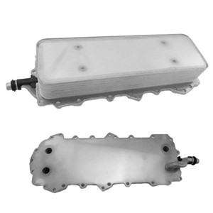 Öljynjäähdytin, moottoriöljy, JAGUAR,LAND ROVER, 9W836A642AF, LR010754