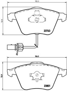 Jarrupalasarja, levyjarru, Etuakseli, AUDI,SEAT, 4E0698151F, 4E0698151M, 4F0698151A, 8E0698151G, 8E0698151L