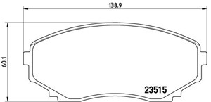Jarrupalasarja, levyjarru, Etuakseli, MAZDA E Flak/chassi, E Skåp, MPV I, MPV II, 1U113328Z, 1U133328Z, 1U1F3328Z, CBZ23322Z, L0Z13323Z,