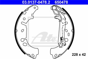 Jarrukenkäsarja, Taka-akseli, FIAT,OPEL,VAUXHALL, 16 05 108, 16 05 290, 16 05 459, 77363858, 77364264, 93168957, 93190003, 95517923