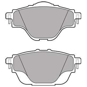 Jarrupalasarja, levyjarru, Taka-akseli, CITROËN,DS,OPEL,PEUGEOT,VAUXHALL, 1609000980, 1617535480, 1619791280, 1647860380, 95525386