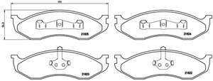 Jarrupalasarja, levyjarru, Etuakseli, JEEP CHEROKEE, COMANCHE, GRAND CHEROKEE I, WRANGLER I, WRANGLER II, KIA CARNIVAL I, 04713175, 0477