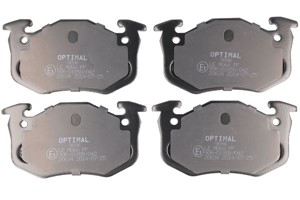 Jarrupalasarja, levyjarru, Etuakseli, RENAULT TWINGO I, TWINGO Skåp/halvkombi I, 7701202227, 7701202517, 7701203842, 7701205277