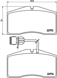 Jarrupalasarja, levyjarru, AUDI A8 D2, 4D0698151L, 4D0698151Q