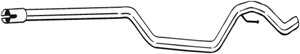 Pakoputki, Keskellä, FIAT CROMA, CROMA Skåp / kombi, OPEL VECTRA C, VECTRA C GTS, SAAB 9-3, 9-3 Cabriolet, 9-3 Kombi, 12765683, 12765685