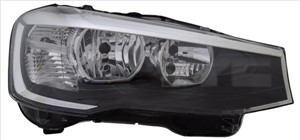 Ajovalo, Oikea, BMW X3 [F25], 63117334078, 7334078