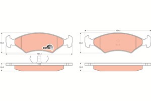 Jarrupalasarja, levyjarru, FORD,MAZDA,TVR, 1030602, 1039106, 1079920, 1619209, 1659935, 178479, 1E06-33-23Z, 1E063323ZA, 1E063323ZB, 501