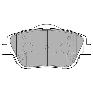 Jarrupalasarja, levyjarru, Etuakseli, HYUNDAI ELANTRA Sedan V, GRANDEUR, SONATA V, KIA OPTIMA, 58101-2TA50, 58101-3QA10, 58101-3QA50, 58