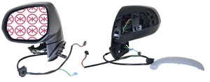 Taustapeili, Oikea, CITROËN C4 GRAND PICASSO I, C4 PICASSO Minibus, minivan I, 8153 G9