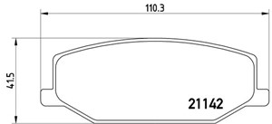 Jarrupalasarja, levyjarru, Etuakseli, SUZUKI, 1A013323Z, 1A073323Z, 1A123323Z, 1A123323ZA, 1V643328Z, 5511070A00, 5511070A00000, 5511080